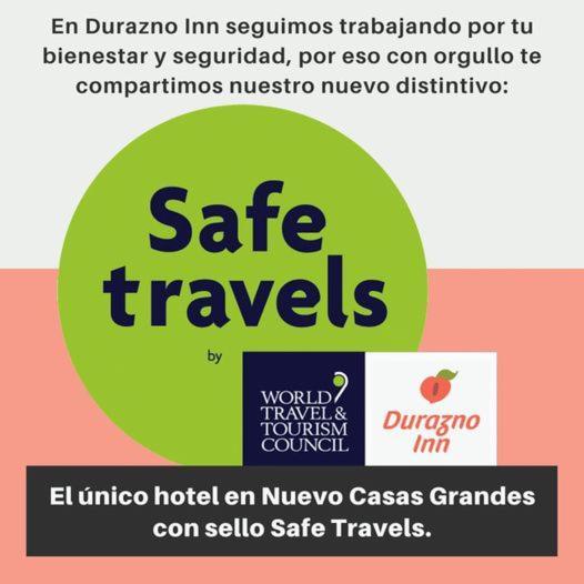 Durazno Inn Nuevo Casas Grandes ภายนอก รูปภาพ